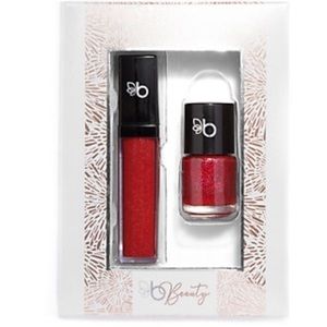 NWT Belk Beauty Glitter & Gloss Duet - Red